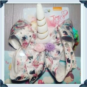 Jojo Siwa unicorn bow unicorn horn bow